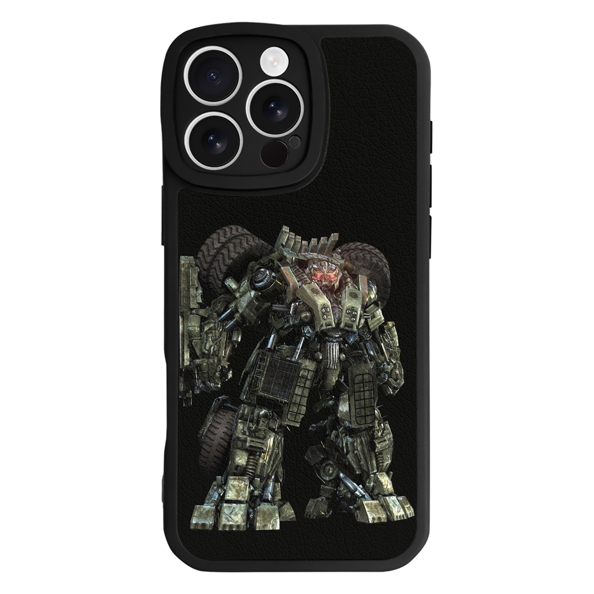 （画像用） Transformers トランスフォーマー 【iPhone 16シリーズ対応】シリコンスマホケース（レザー調） 材質：シリコン